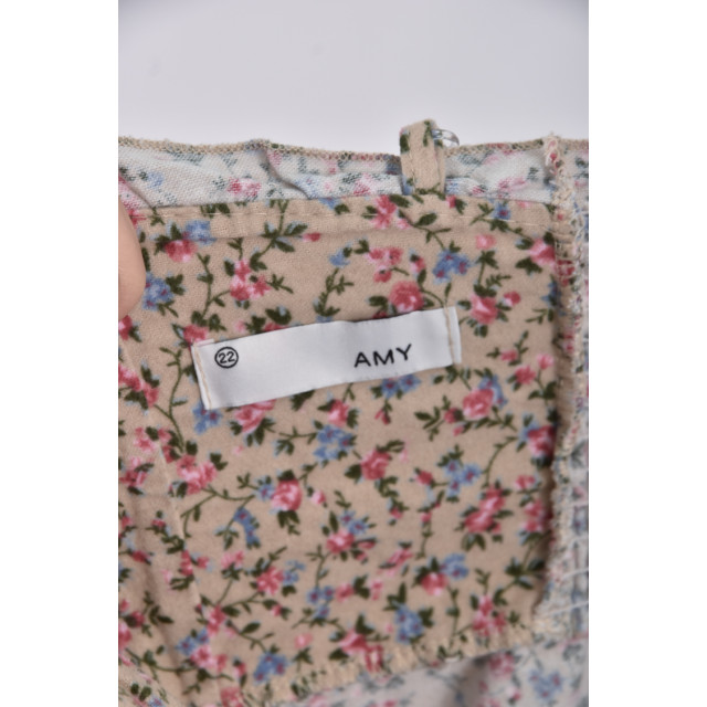 (S) 【Patsy私服】amy無袖花卉棕色洋裝