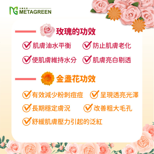 透肌美姬力🏵️超導入玫瑰金盞花化妝水300ml-元綠生技