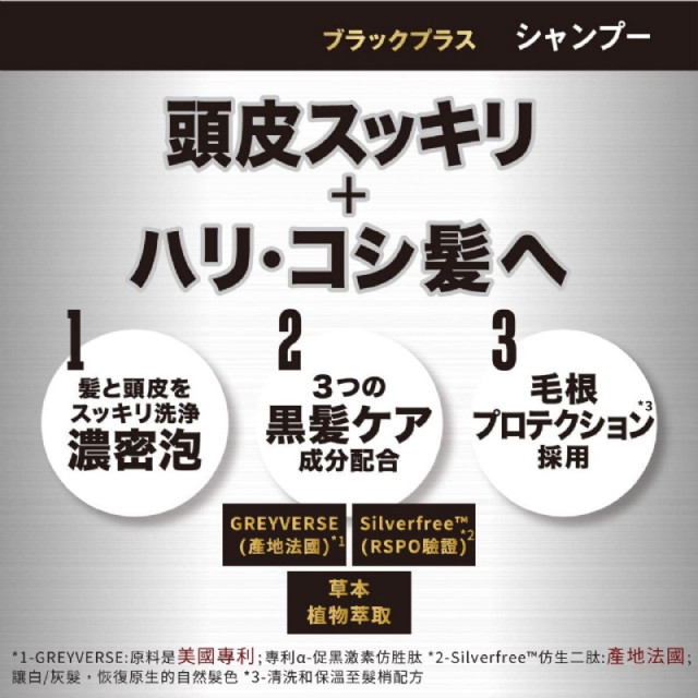 美國專利🎖喚黑魔髮-健康還原植萃黑洗髮精-500ml-元綠生技
