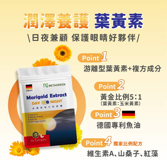 🌞日夜守護🌙金盞草複方軟膠囊-元綠生技