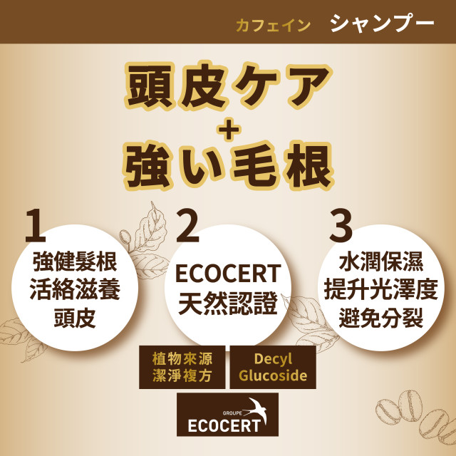 活性咖啡因🪐養護豐盈洗髮精